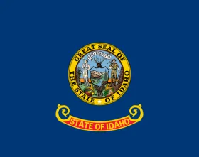Map of Idaho showing pest control service areas