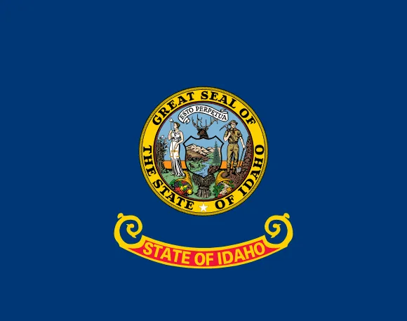 Map of Idaho showing pest control service areas
