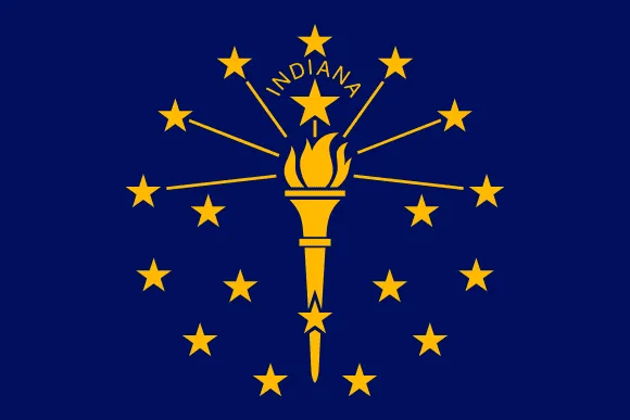 Map of Indiana showing pest control service areas