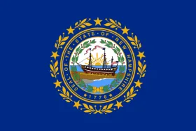 Map of New Hampshire showing pest control service areas