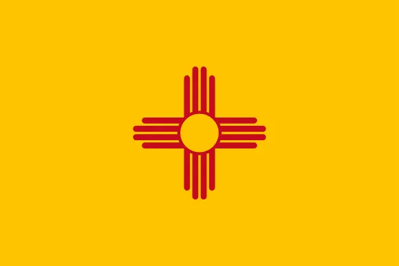 Map of New Mexico showing pest control service areas