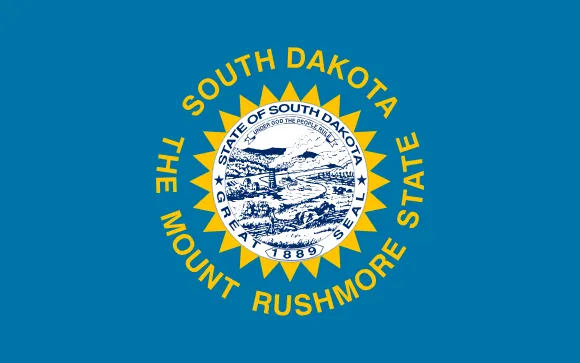 Map of South Dakota showing pest control service areas