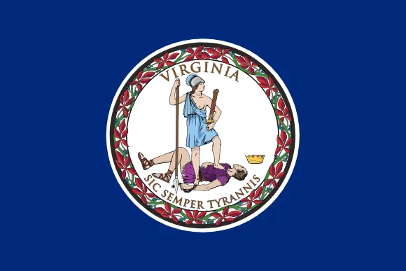Map of Virginia showing pest control service areas