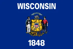 Map of Wisconsin showing pest control service areas