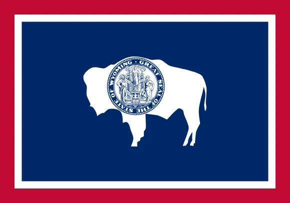Map of Wyoming showing pest control service areas